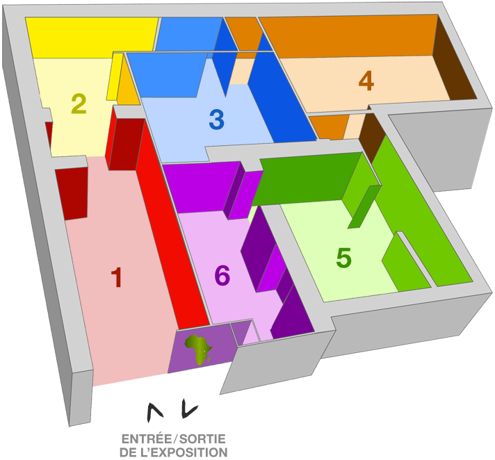 plan de l'exposition